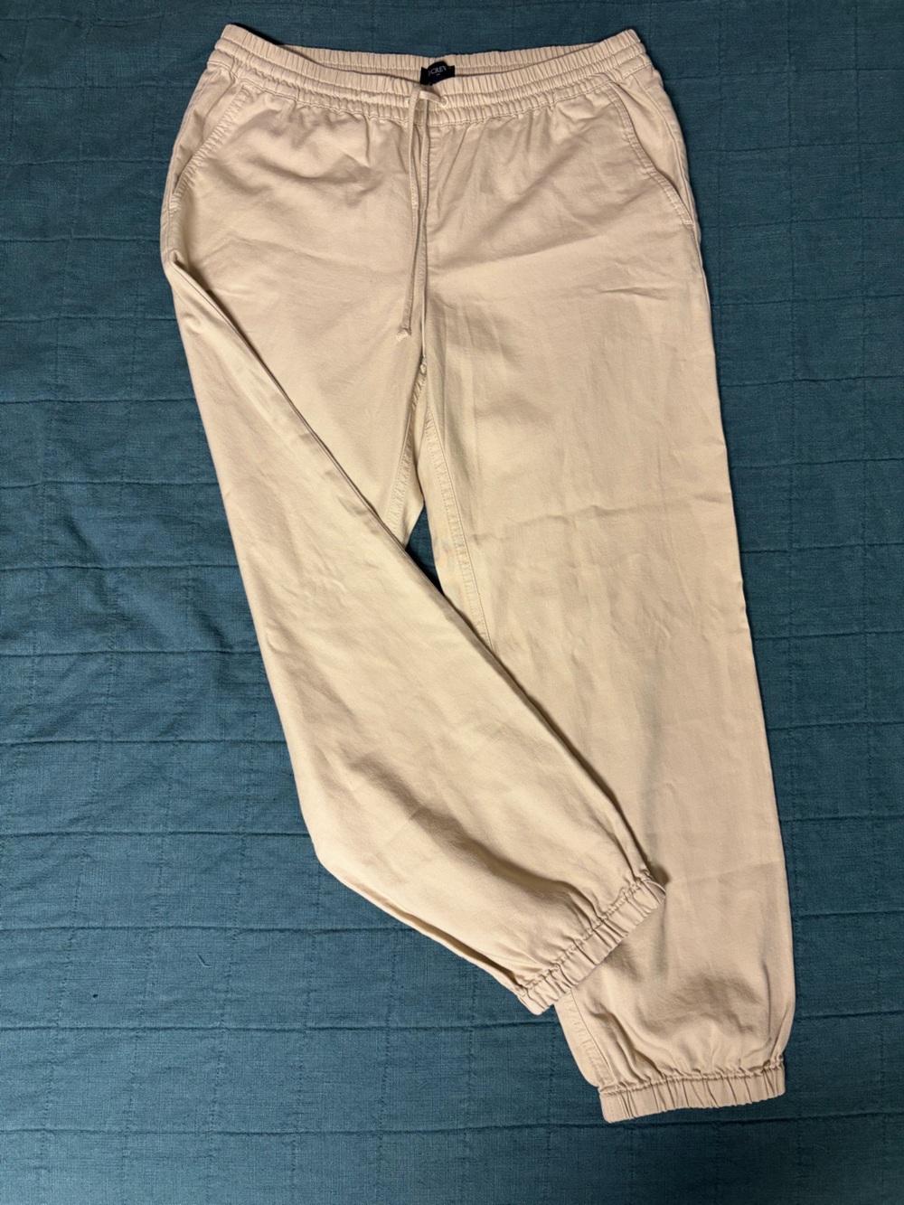 J. Crew Beige Drawstring joggers